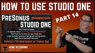 Presonus Studio One - Beginners Guide #14 - Import Audio - HomeRecordingMadeEasy.com