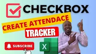 How to Use Checkboxes to Create an Attendance Tracker in Excel | Easy Formula Tutorial