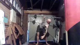 Half My Bodyweight!!! 41.2kg Barbell Bent Press
