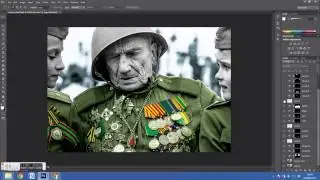 Turning a black and white picture into color