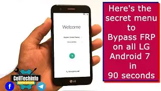 All LG Android 7.0 FRP bypass google account in less than 2 minutes chrono 