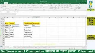 49 How to merge first name and last name in excel 1