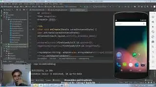 Android Practical 41 Drawables and Gradients with Spinner  Programmatically