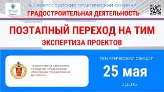 Тематическая секция. Поэтапный переход на ТИМ. Экспертиза проектов