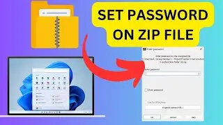 How to Password protect ZIP files in windows