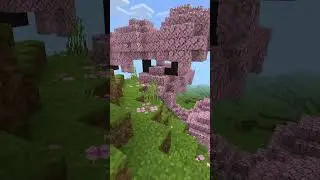 Minecraft Cherry Biome #shorts #minecraft #minecraftshorts #minecraftmemes