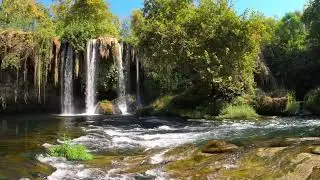 Sounds of waterfall, flowing water, white noise for sleep
