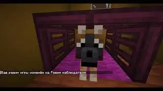 Аквариум, и будка, Майнкрафт.
