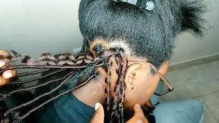 🔥🔥Hair transformation Soft dreadlocks @JOYCEARTS-p2p#crochet  #dreadlocks #mybloopers