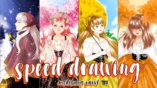 Medibang Paint | Speedpaint | 4 Season