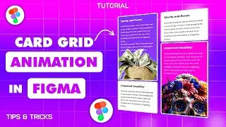 Create Interactive Card Grid Animations in Figma | Expert Tips & Tricks for UI/UX Mastery