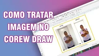 Tratando foto no corel.