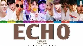 THE BOYZ - Echo (Solo Leveling OST) Color Lyrics