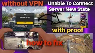 🤩PUBG new state issues,how to fix server issues with proof  😎 