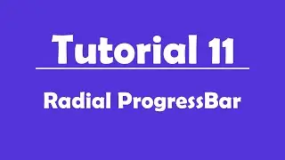 C# Radial / Circle Progress Bar - Winforms and Visual Studio IDE