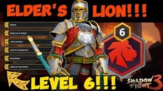 Exclusive! NEW SET Bonus: Elder’s Lion🦁- Level 6!! | Hero of the People: Unlocked! 🔓| Shadow Fight 3