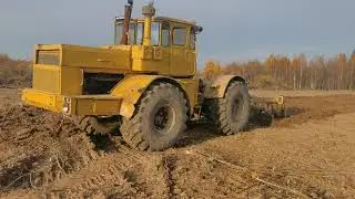 Вспашка после корчевки.