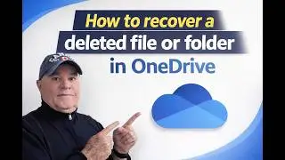 How to recover a deleted file or folder in OneDrive