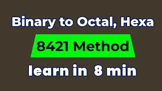 8421 Method | Number system | UGC NET Computer science