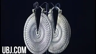 Baroque Brass Ear Weights | UrbanBodyJewelry.com