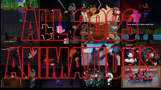 ALL 2023 RED STRIKER ANIMATIONS | New Year Special