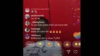 Pierre Bourne - 7/25/18 Instagram Live Instrumental (CDQ)