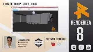 Sphere light de vray en sketchup