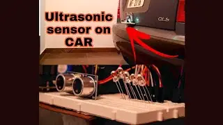 Ultrasonic sensor car application tutorial