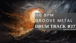 Heavy Groove Metal Drum Track | 110 BPM