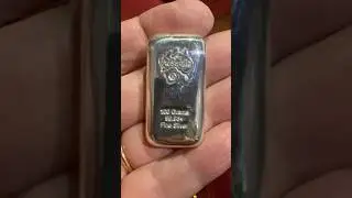 🤑👍100g Low Premium Silver  Bar Thanks Bullion Now👍🤑👍 #silver #subscribe