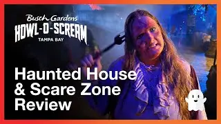 Busch Gardens Howl-O-Scream 2022 Review - Scare Zones and Haunted Houses - Tampa