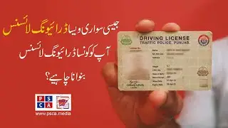 How to apply for driving license in Punjab | Types of License | PSCA TV