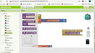 App Inventor Mole Game Tutorial 5 Making Sprite move when touched