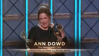 Ann Dowd wins Emmy for Outstanding Supporting Actress in a Drama Series (The Handmaid's Tale)