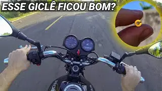 TROQUEI O GICLÊ DA CG 125 FAN! SERÁ QUE AGORA FICOU BOA?