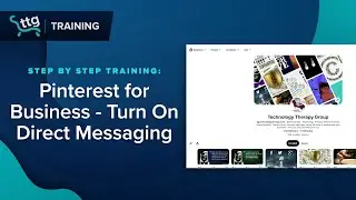 Connect with Customers Using Pinterest Messaging | 2020 Pinterest for Business Tutorial