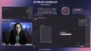 [ DARK PURPLE ] FREE ANIMATED STREAM OVERLAY FOR DOWNLOAD