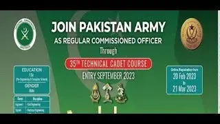 Join Pak Army as Regular Commissioned Officer Jobs 2023 Online Apply