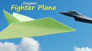 How to Make Fighter Plane with Paper |  Origami Airplane | কাগজের প্লেন/ বিমান