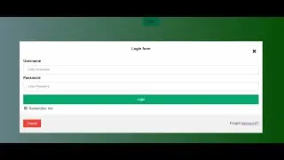how to make a login form with html and css | Login
