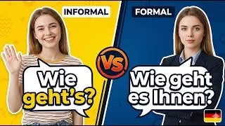 Learn “How are you?” in German | Wie geht es, dir & Ihnen Explained