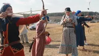 Исторический лук. Турнир по стрельбе Мырдагол мэргэн. Лучники Башкортостана.