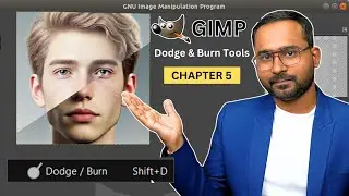What is Dodge and Burn Tool in GIMP and How to use it? GIMP Tutorial