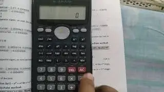 Regula-Falsi and Newton Raphson By Calculator