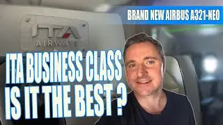 ITA AIRWAYS BUSINESS CLASS Flying in the New A321-Neo