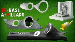 Custom A-Pillar Speakers Pods 3D-Base FULL PROCESS STEG SS Kit CUPRA FORMENTOR (FNS) 