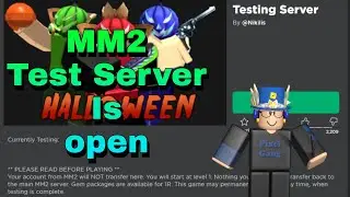 MM2 Testing Server is now open!!