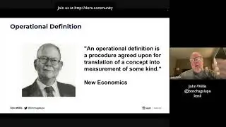 DORA Community Discussion - Deming, DORA, and Operationalism with John Willis