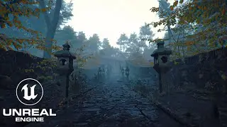 Unreal Engine 5.3 Rainy Environment Preview
