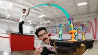 EPIC POP DARTS TRICK SHOT GAME!